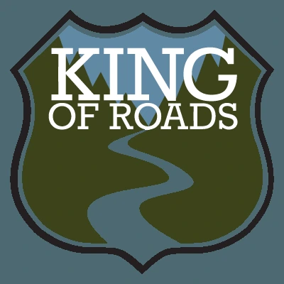 King of Roads exhibit logo, the centennial of the Historic Columbia River Highway.