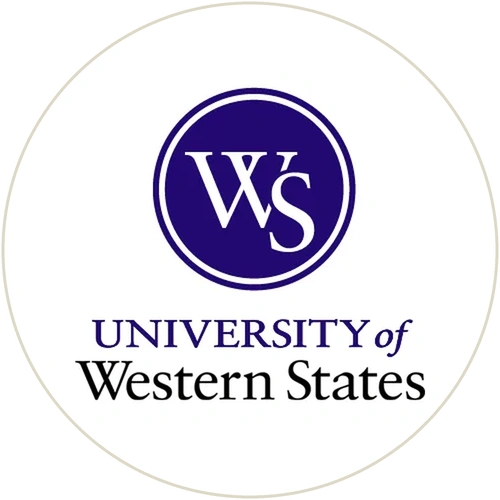 University of Western States logo. Our founder, a guest speaker there as an expert on medical practice marketing.